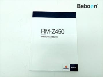 Instructie Boek Suzuki RM-Z 450 2008-2017 (RMZ450) German, Verzenden, Gebruikt