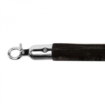 Afzetkoord | RVS/ Zwart | 157 cm, Verzenden, Nieuw in verpakking