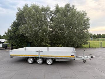 Eduard 500 x 200 cm plateauwagen 3-asser ZGAN, Auto diversen, Ophalen, Zo goed als nieuw