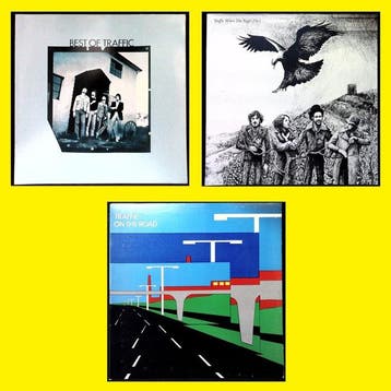 Traffic - 1. Best of. 2. When The Eagle Flies 3. On The Road, Nieuw in verpakking