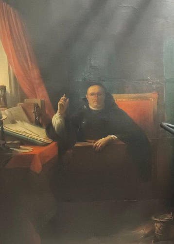 Italiaanse school XVII-XVIII,, Navolger van - Een religieuze