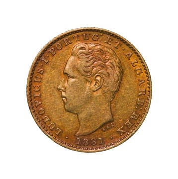 Portugal. D. Luís I (1861-1889). 2000 Reis 1881 - 2º Tipo -