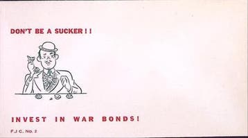 Amerikaanse envelop WWII (lijst optie), Verzenden