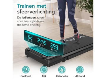 TibaGoods Loopband - Elektrisch - Snelheid 1 t/m 6 km/h -, Verzenden, Zo goed als nieuw