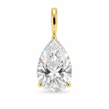 Zonder minimumprijs - Hanger - 14 karaat Geel goud - 2.00ct., Sieraden, Tassen en Uiterlijk, Antieke sieraden