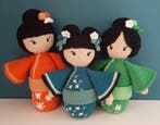 Crochet Kit byClaire Kokeshi Set of 3 (English Patterns), Ophalen of Verzenden, Nieuw, Breien of Haken, Wol of Garen