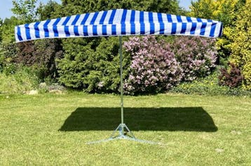 Nieuwe Stevige Markt Parasol vele kleuren of eigen opdruk, Verstelbaar, Nieuw, Stokparasol, 2 tot 3 meter
