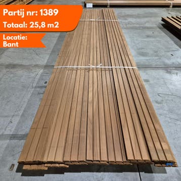 Partij Thermo Triple Rhombus Ayous 3350-4550x170-160x21mm, Ophalen of Verzenden, Nieuw