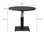 San Sebastian lounge dining tuintafel 90 cm rond H50,5-H75, Ophalen of Verzenden, Nieuw