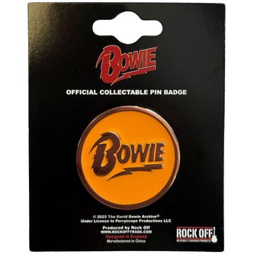David Bowie Circle Logo - Pin officiële merchandise, Ophalen of Verzenden, Nieuw, Kleding