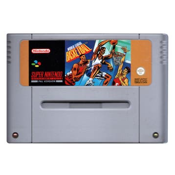 SNES World League Basketball (Losse Cassette), Verzenden, Zo goed als nieuw