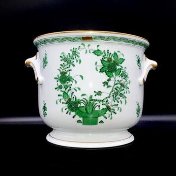 Herend - Huge Cache-Pot with Handles (29 cm) - Indian