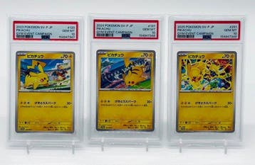 Pokémon - 3 Graded card -  120/SV-P, 197/SV-P, 291/SV-P, Nieuw