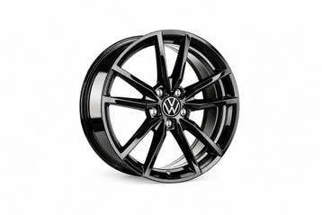 Volkswagen Golf 6, Jetta lichtmetalen velg - zwart (18 inch), Ophalen of Verzenden, Nieuw