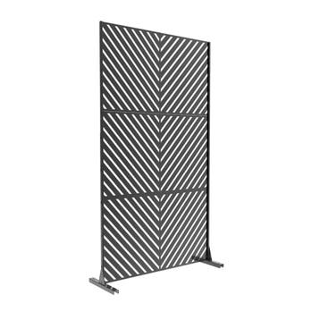 Tuinscherm Kekan 180x90x40 cm zwart casa.pro, Verzenden, Nieuw