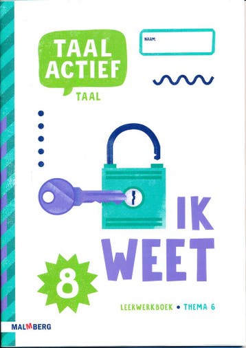 Taal Actief versie 5 Leerwerkboek Taal thema 8 groep 8, Verzenden, Nieuw