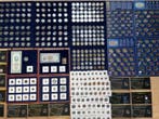 Wereld. Lot de 407 monnaies du Monde dont 12 argent, billets