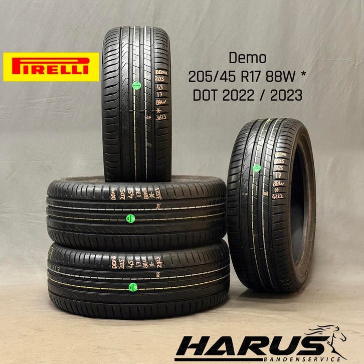 205/45/17 88W * Pirelli Cinturato P7 zomerbanden demo 4X, Auto-onderdelen, Banden en Velgen, 17 inch, Erkend duurzaam, Zomerbanden