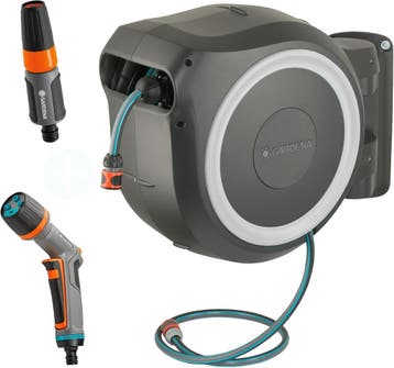 Wandslangenbox 30m | Automatisch | Retourdeal 25% Korting, Ophalen of Verzenden, Zo goed als nieuw, Overige typen