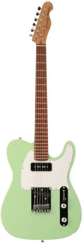 Elektrische gitaar -  Met gigbag - Fazley Tempest 90 - Groen, Muziek en Instrumenten, Verzenden, Nieuw