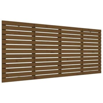 Bedachterwand 166cm grenenhout | retourdeal 79% korting, Huis en Inrichting, Slaapkamer | Bedden, Bruin, Rustiek, Tweepersoons