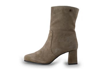 Babouche Enkellaarzen in maat 40 Beige, Verzenden, Beige, Lage of Enkellaarzen, Zo goed als nieuw