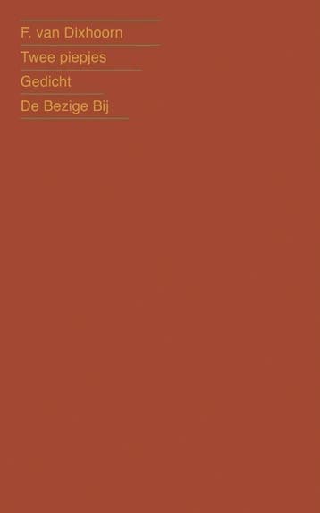 Twee piepjes (9789023425397, F. van Dixhoorn), Verzenden, Nieuw