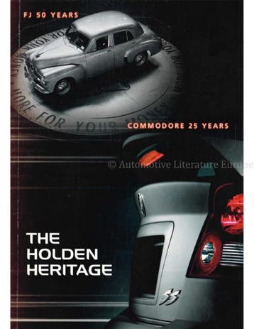 THE HOLDEN HERITAGE ( FJ 50 YEARS - COMMODORE 25 YEARS), Nieuw, Author