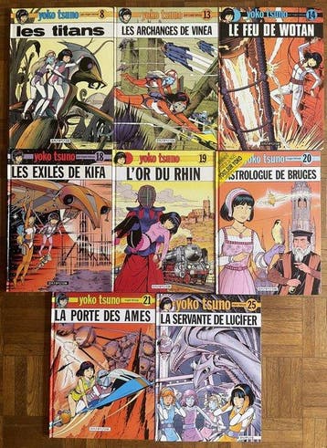 Yoko Tsuno - 8x C - 8 Album - Eerste druk - 1978/2010, Nieuw