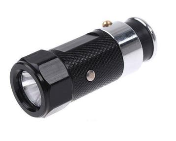 LED zaklamp oplaadbaar via sigaretten plug 5,6 cm, Ophalen of Verzenden, Nieuw