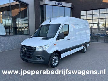 Zakelijke Lease |  Mercedes-Benz Sprinter 317 CDI L2 H2 MBUX, Stof, Gebruikt, Wit, Mercedes-Benz
