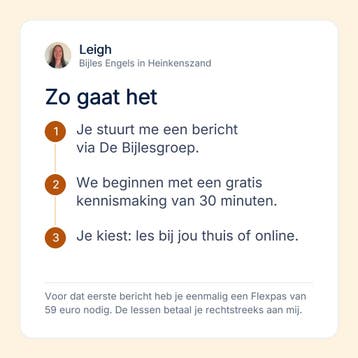 Bijles Engels in Heinkenszand, basisschool tot en met vwo, Privéles, Bijles