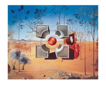 Kunstdruk Salvador Dali - Sans titre 50x40cm, Verzenden, Nieuw