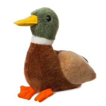 Aurora eenden knuffel - pluche vogel - 20 cm - woerd, Verzenden, Nieuw