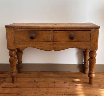 Wandtafel - Hout - Grenen wandconsole