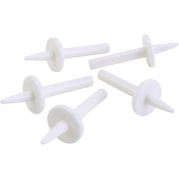 Draaiende top bases, H: 4, d 1,5 cm, 100 stuk/ 1 doos, Nieuw