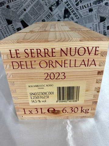 2023 Ornellaia, Le Serre Nuove - Toscane DOCG - 1 Dubbele, Nieuw
