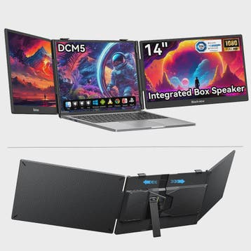 Blackview DCM5 Draagbare Laptop Extender - 14" IPS Dual Scre, Computers en Software, Monitoren, Verzenden, Nieuw
