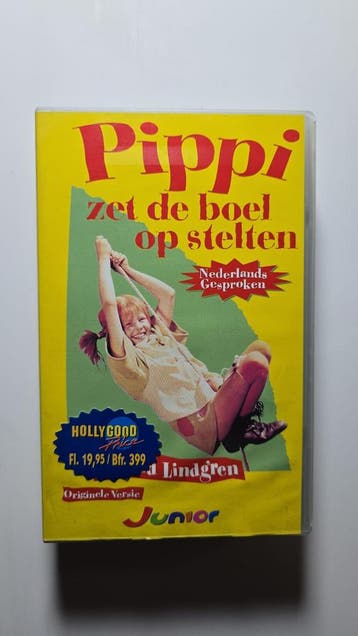 PIPPI ZET DE BOEL OP STELTEN (VHS), Verzenden, Gebruikt