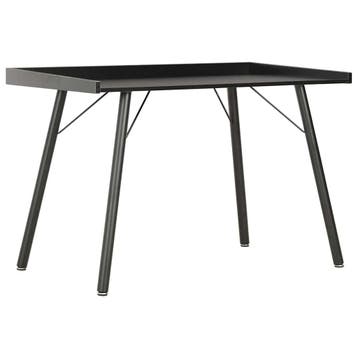 vidaXL Bureau 90x50x79 cm zwart, Verzenden, Nieuw