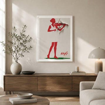 Henry Escobar - violoniste ( Impression giclée Fine Art