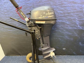“Yamaha 9.9 pk buitenboordmotor | Langstaart  | Top conditi, 5 tot 10 pk, Viertaktmotor, Ophalen of Verzenden, Zo goed als nieuw