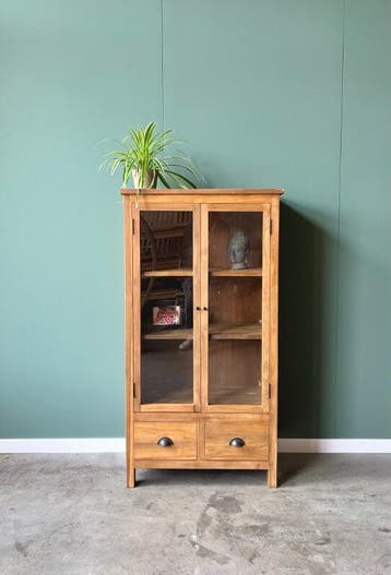 Mini buffetkast teak, Huis en Inrichting, Ophalen of Verzenden, Nieuw, Teakhout