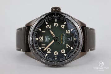 TAG Heuer Autavia Bronze Green WBE5190.FC8268 Nieuw Full set, Overige materialen, Leer, Polshorloge, Nieuw