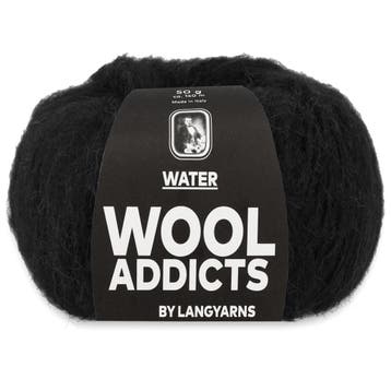 WoolAddicts Water - 04 zwart - Alpacawol Garen, Hobby en Vrije tijd, Breien en Haken, Ophalen of Verzenden, Nieuw