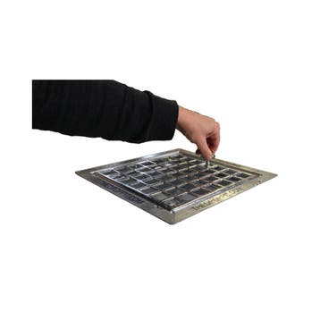 The DropPit Basic asbaktegel 30x30 cm - verzinkt, Verzenden, Nieuw