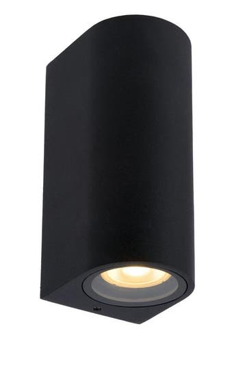 Lucide ZARO - Wandspot Buiten 2xGU10 IP44 Zwart, Tuin en Terras, Verzenden, Nieuw, Aluminium
