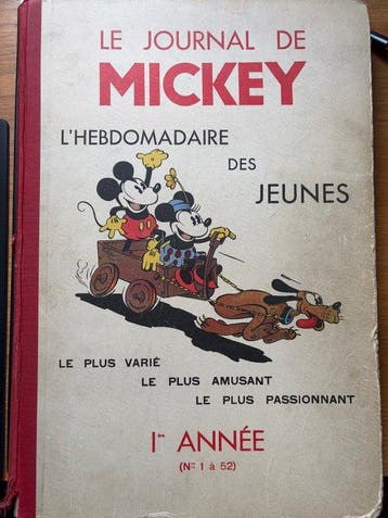 Le Journal de Mickey - 1ère année (N°1 au N°52) - 1 Album -, Nieuw