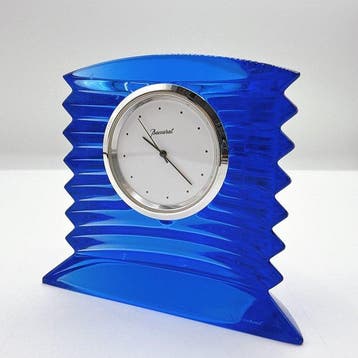 Tafelklok - Baccarat - Antiek Glas - 1990-2000 - Lalande, Antiek en Kunst, Curiosa en Brocante