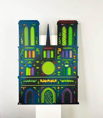 Krzysztof Gudanski - Notre Dame - Urban Geometry, Relief